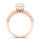 Magnolia Emerald Diamond Bridal Set (Lab Grown Igi Cert) rosegold