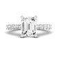 Magnolia Emerald Diamond Bridal Set (Lab Grown Igi Cert) whitegold