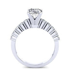 Magnolia Cushion Diamond Engagement Ring (Lab Grown Igi Cert) whitegold