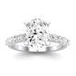 Magnolia Oval Diamond Bridal Set (Lab Grown Igi Cert) whitegold