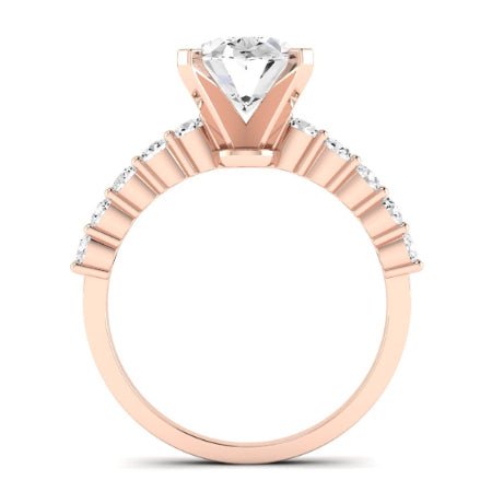 Magnolia Oval Diamond Bridal Set (Lab Grown Igi Cert) rosegold