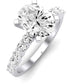 Magnolia Oval Diamond Engagement Ring (Lab Grown Igi Cert) whitegold