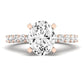 Magnolia Oval Diamond Engagement Ring (Lab Grown Igi Cert) rosegold