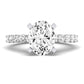 Magnolia Oval Diamond Engagement Ring (Lab Grown Igi Cert) whitegold