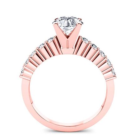 Magnolia Princess Moissanite Bridal Set rosegold