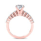 Magnolia Round Diamond Bridal Set (Lab Grown Igi Cert) rosegold