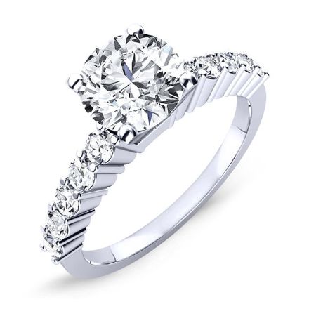 Magnolia Round Diamond Bridal Set (Lab Grown Igi Cert) whitegold