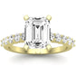 Magnolia - GIA Certified Emerald Diamond Engagement Ring