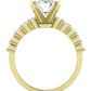 Magnolia Oval Diamond Engagement Ring (Lab Grown Igi Cert) yellowgold