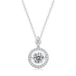 Malani Moissanite Necklace whitegold