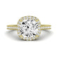 Mallow Cushion Diamond Engagement Ring (Lab Grown Igi Cert) yellowgold