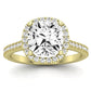 Mallow Cushion Diamond Engagement Ring (Lab Grown Igi Cert) yellowgold