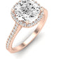 Mallow Cushion Diamond Engagement Ring (Lab Grown Igi Cert) rosegold