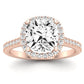 Mallow Cushion Diamond Engagement Ring (Lab Grown Igi Cert) rosegold