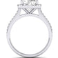 Mallow Cushion Diamond Engagement Ring (Lab Grown Igi Cert) whitegold