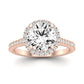 Mallow Diamond Matching Band Only (does Not Include Engagement Ring)   For Ring With Round Center rosegold