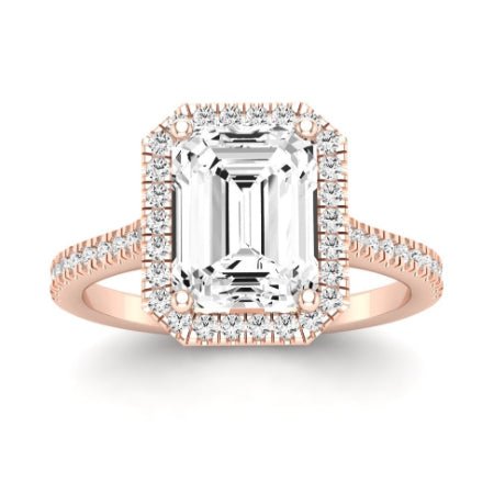 Mallow Emerald Diamond Bridal Set (Lab Grown Igi Cert) rosegold