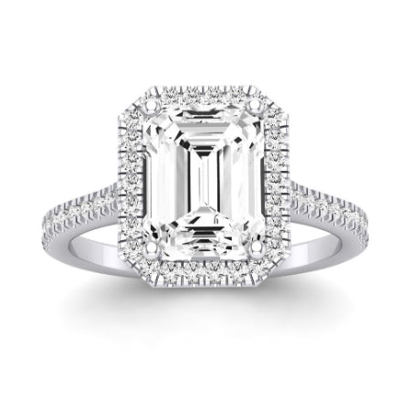 Mallow Emerald Diamond Bridal Set (Lab Grown Igi Cert) whitegold