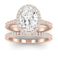 Mallow Oval Diamond Bridal Set (Lab Grown Igi Cert) rosegold