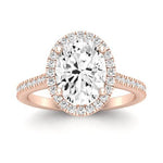 Mallow Oval Diamond Bridal Set (Lab Grown Igi Cert) rosegold
