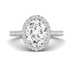 Mallow Oval Diamond Bridal Set (Lab Grown Igi Cert) whitegold