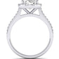 Mallow Oval Diamond Engagement Ring (Lab Grown Igi Cert) whitegold