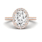 Mallow Oval Diamond Engagement Ring (Lab Grown Igi Cert) rosegold