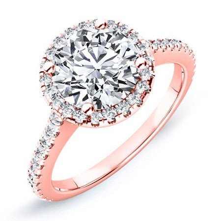 Mallow Round Diamond Bridal Set (Lab Grown Igi Cert) rosegold