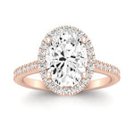 Mallow Oval Diamond Bridal Set (Lab Grown Igi Cert) rosegold