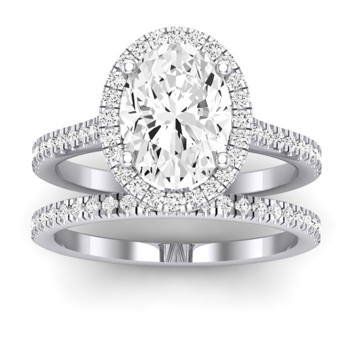 4.00 ct - Mallow - Oval Lab Diamond Bridal Set (IGI Certified)
