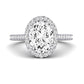 Mallow Oval Diamond Engagement Ring (Lab Grown Igi Cert) whitegold