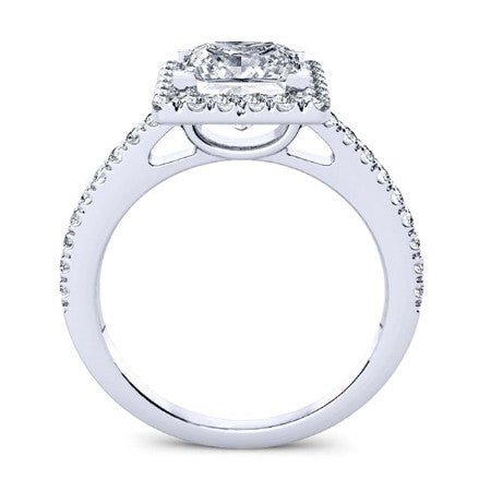 Mallow Princess Moissanite Bridal Set whitegold