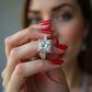 Mallow - Princess Moissanite Engagement Ring