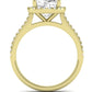 Mallow Cushion Diamond Engagement Ring (Lab Grown Igi Cert) yellowgold