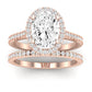 Mallow Oval Diamond Bridal Set (Lab Grown Igi Cert) rosegold