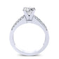 Malva Diamond Matching Band Only (engagement Ring Not Included) For Ring With Round Center whitegold