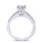 Malva Princess Diamond Engagement Ring (Lab Grown Igi Cert) whitegold