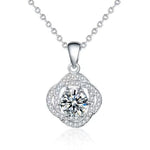 Marge Moissanite Necklace whitegold