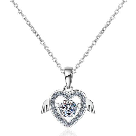 Mariana Moissanite Necklace whitegold