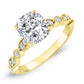 Marigold Cushion Diamond Bridal Set (Lab Grown Igi Cert) yellowgold