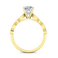 Marigold Cushion Diamond Engagement Ring (Lab Grown Igi Cert) yellowgold