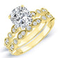 Marigold Cushion Diamond Bridal Set (Lab Grown Igi Cert) yellowgold