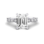 Marigold Emerald Diamond Bridal Set (Lab Grown Igi Cert) whitegold