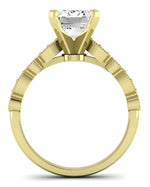 Marigold Emerald Diamond Engagement Ring (Lab Grown Igi Cert) yellowgold