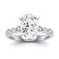 Marigold Oval Diamond Bridal Set (Lab Grown Igi Cert) whitegold