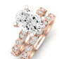 Marigold Oval Diamond Bridal Set (Lab Grown Igi Cert) rosegold