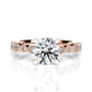 Marigold Round Diamond Engagement Ring (Lab Grown Igi Cert) rosegold