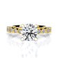 Marigold Round Diamond Engagement Ring (Lab Grown Igi Cert) yellowgold