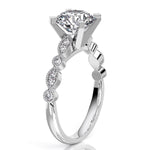 Marigold Round Diamond Engagement Ring (Lab Grown Igi Cert) whitegold