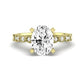 Marigold Oval Diamond Bridal Set (Lab Grown Igi Cert) yellowgold